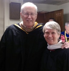 John Dille and me at Cronkite's 2014 graduation ceremony.
